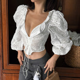 Asymmetrical Waist Top With Tie-dye Detailing