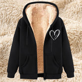 Plus-size Thermal Hoodie With A Hood