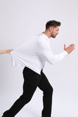 Ice-cool Silky-smooth Wrinkle-resistant Large-size Shirt