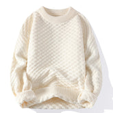 Mens Crew-Neck Sweater For Fall And Winter