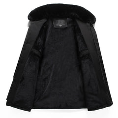 Mid-age Mens Lambswool Jacket