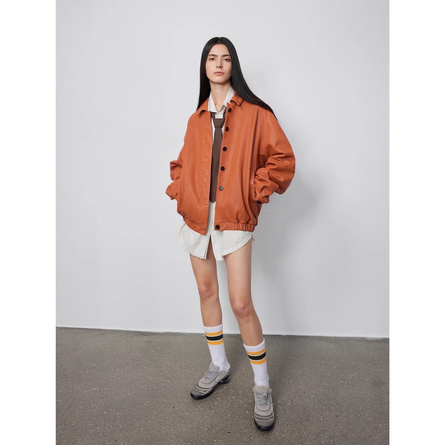 "Sydney Reincarnation" Heavy Wash Waxed Jacket Genuine Leather Outerwear