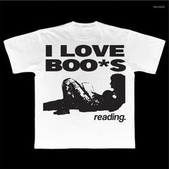 Short-sleeve T-shirt With A Punk Harajuku-style Graphic Print