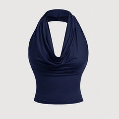 Versatile Spicy-girl Halterneck Vest One Piece Three Ways To Wear It Womens Top