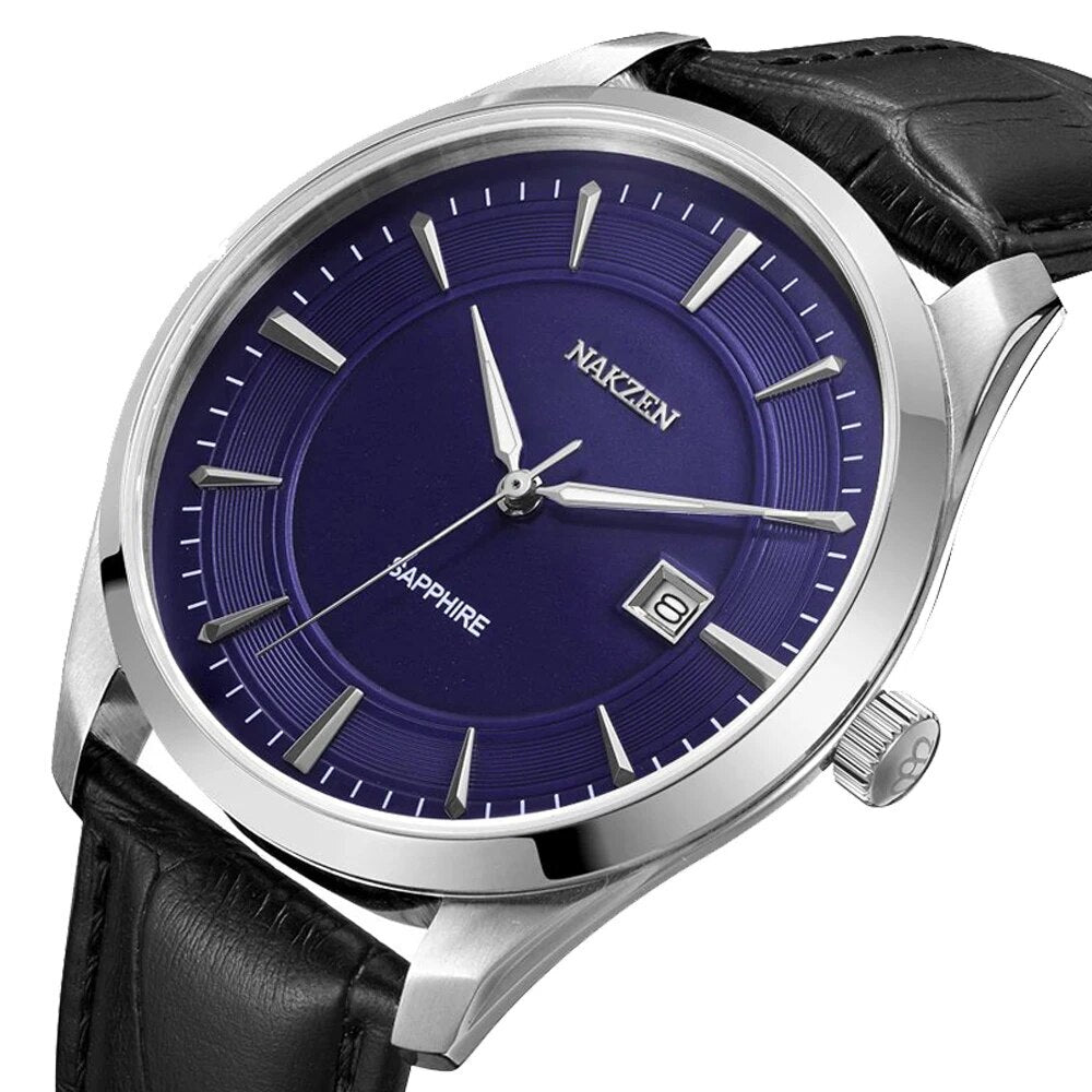 NAKZEN 2020 New Men's Watches Top Brand Luxury Quartz Watch Men Leather Waterproof Military Watch Man Clocks Relogio Masculino