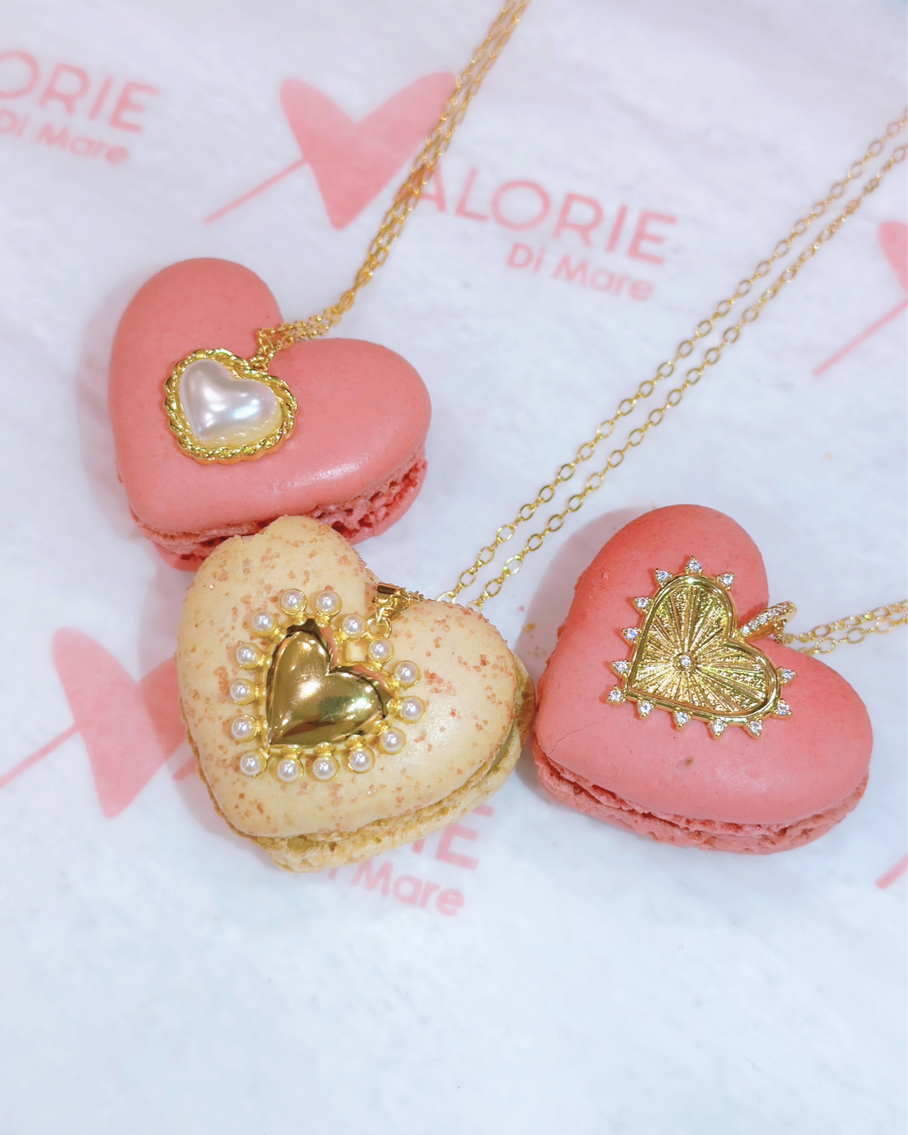 Sweet Heart Gold Plated Necklaces