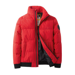 Mens Stylish Casual Padded And Warm Cotton-padded Jacket