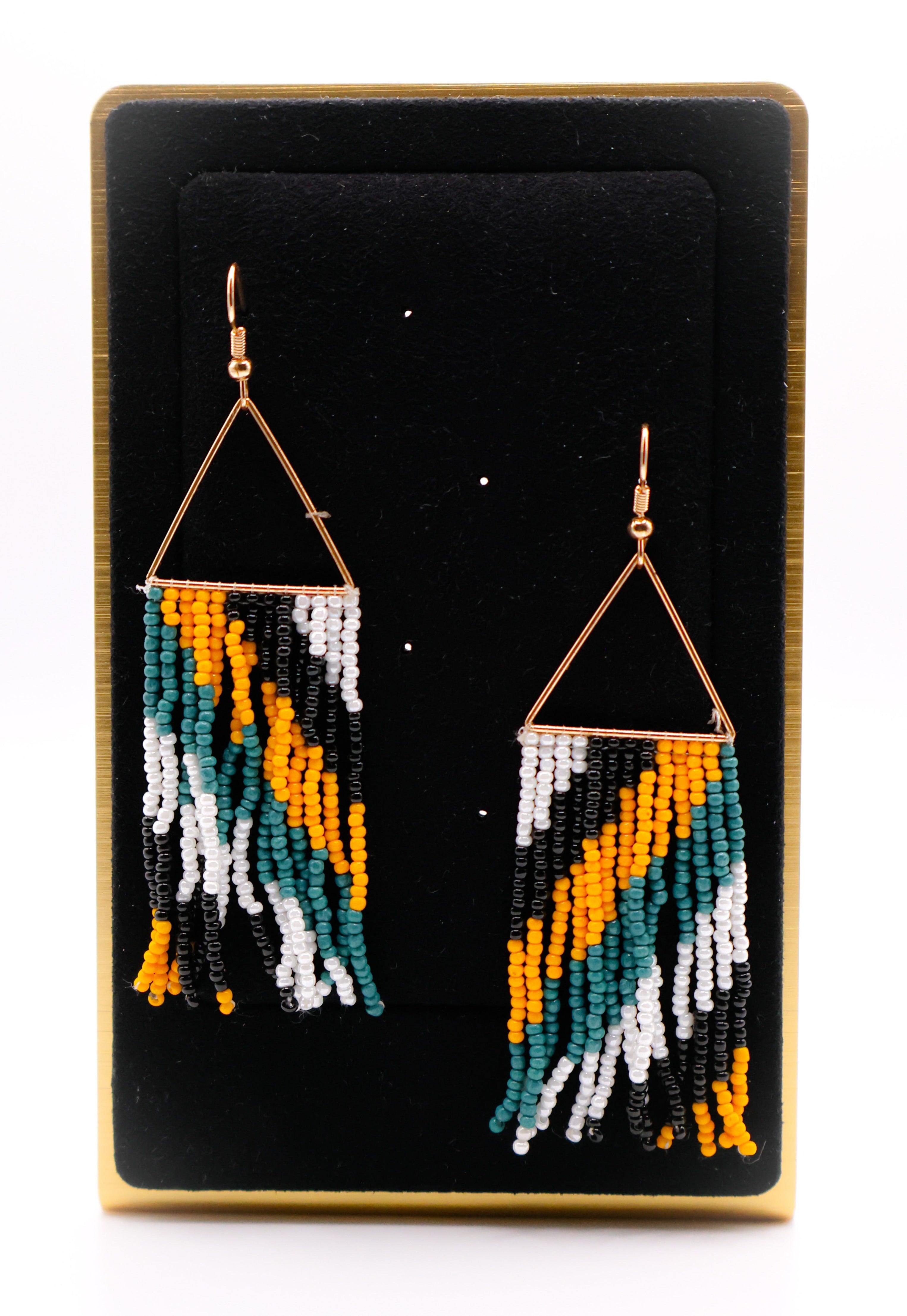 Hanging earrings