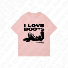 Short-sleeve T-shirt With A Punk Harajuku-style Graphic Print