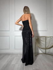 Glamorous Sparkle Maxi Party Dress