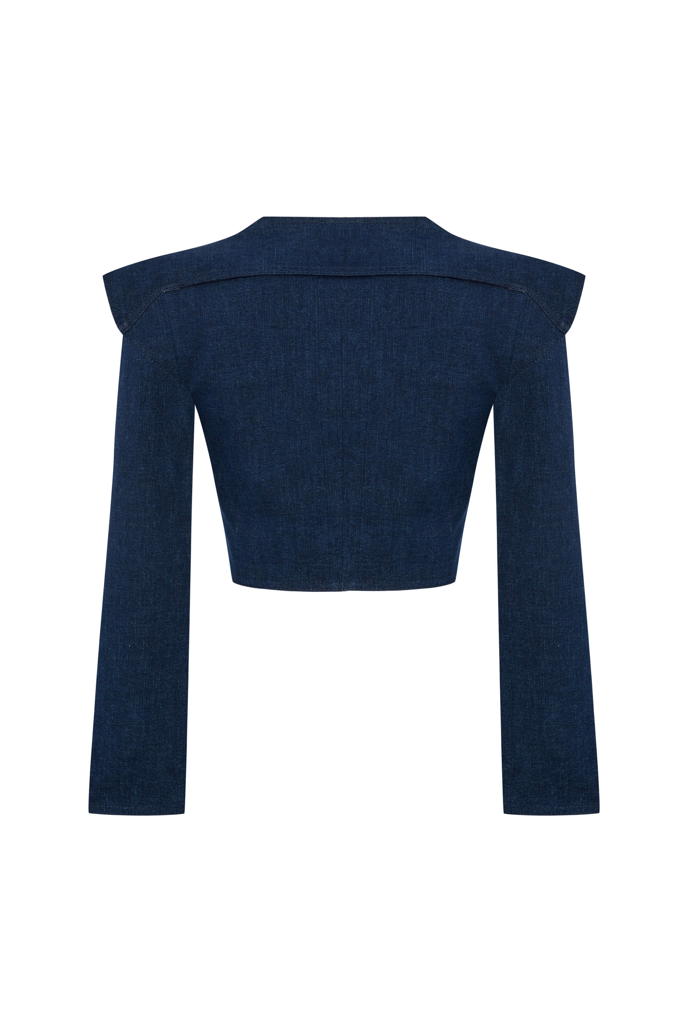 JENDUE Harmony Denim Jacket - Cropped & Stylish Outerwear