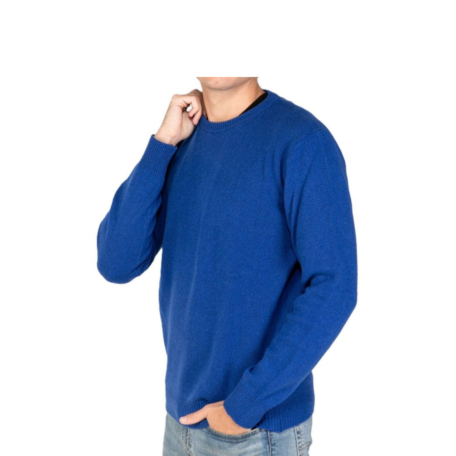 Maglia Uomo Girocollo Cashmere Rigenerato
