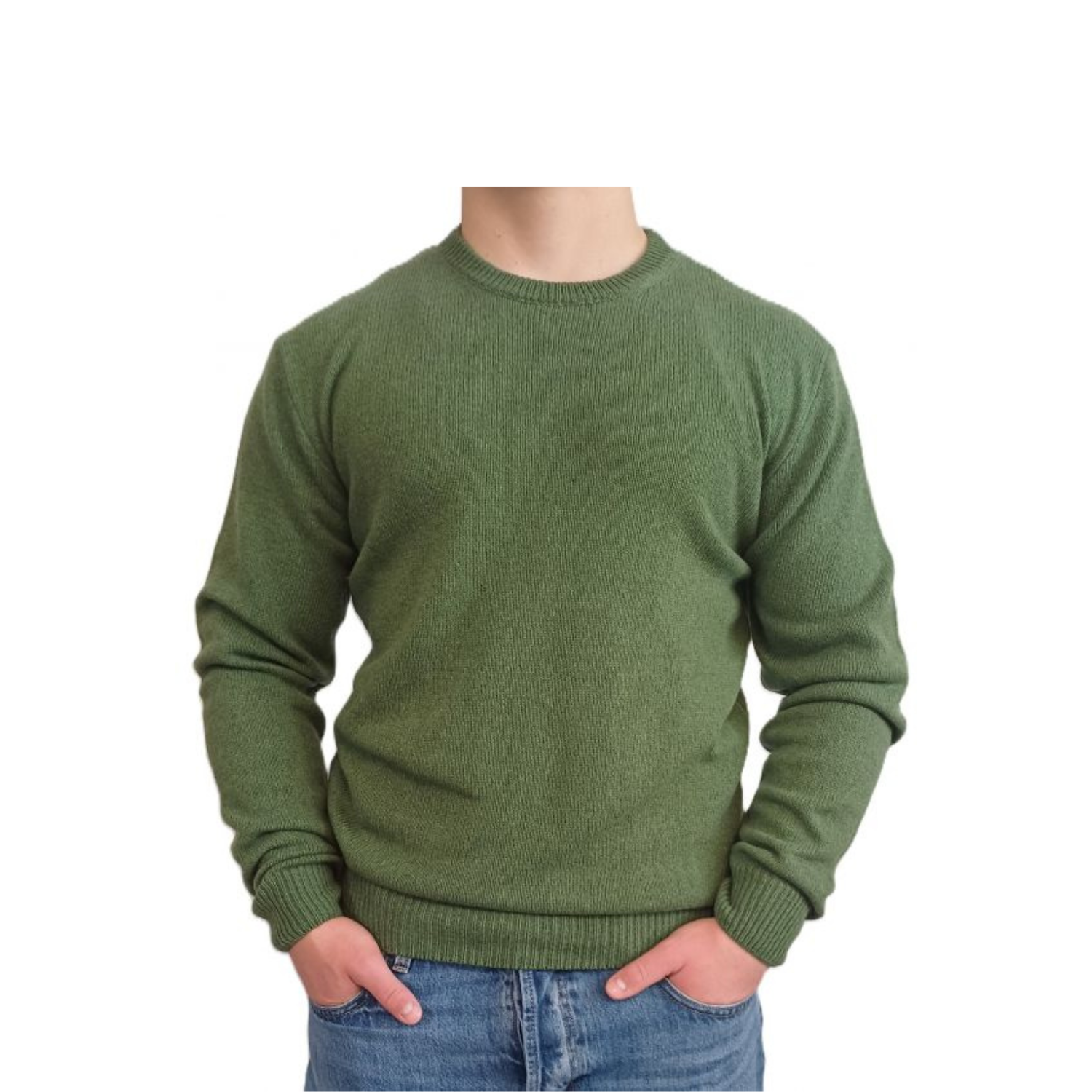 Maglia Uomo Girocollo Cashmere Rigenerato