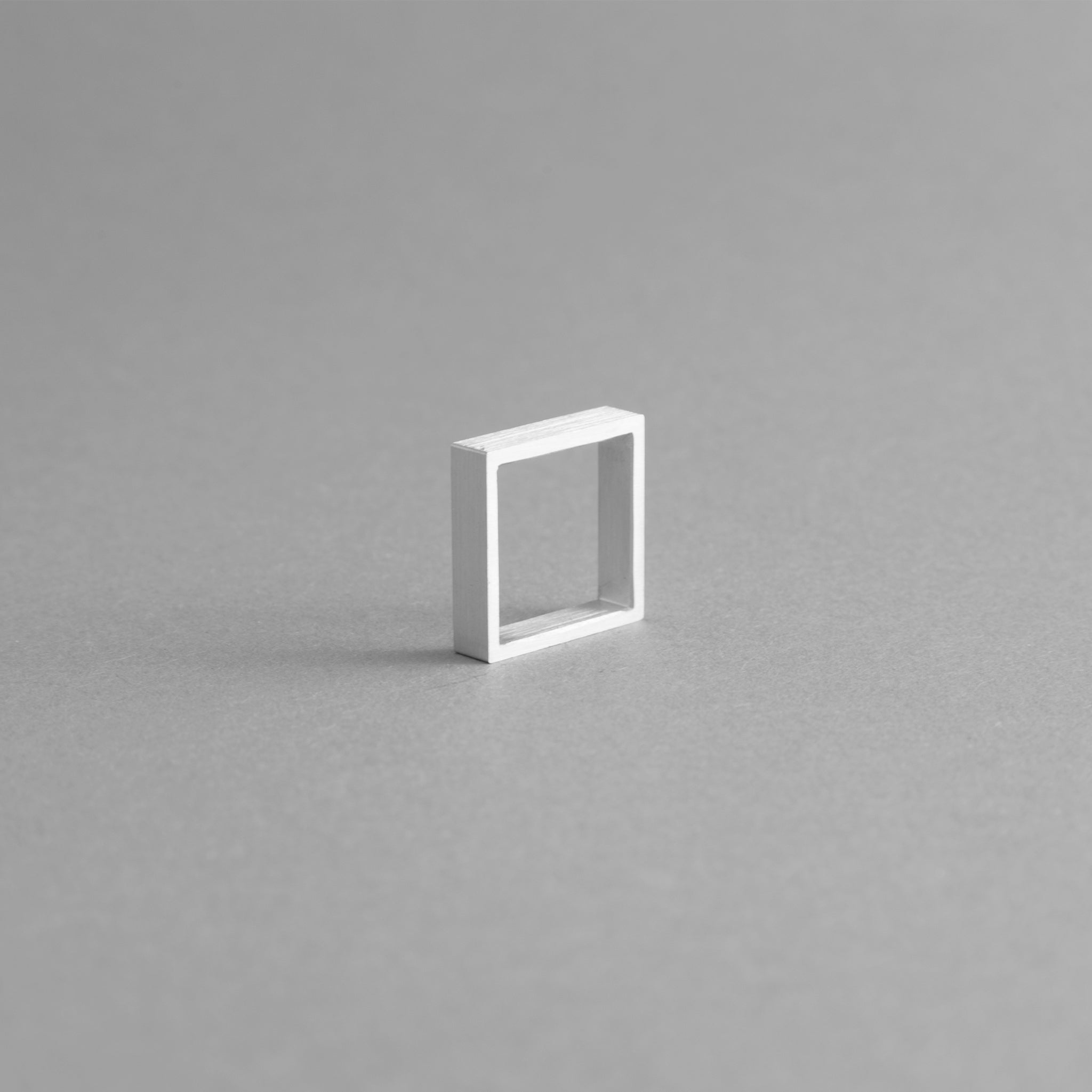 MODERN MINIMAL SQUARE RINGS – Set of 3 | Handmade Geometric Jewelry