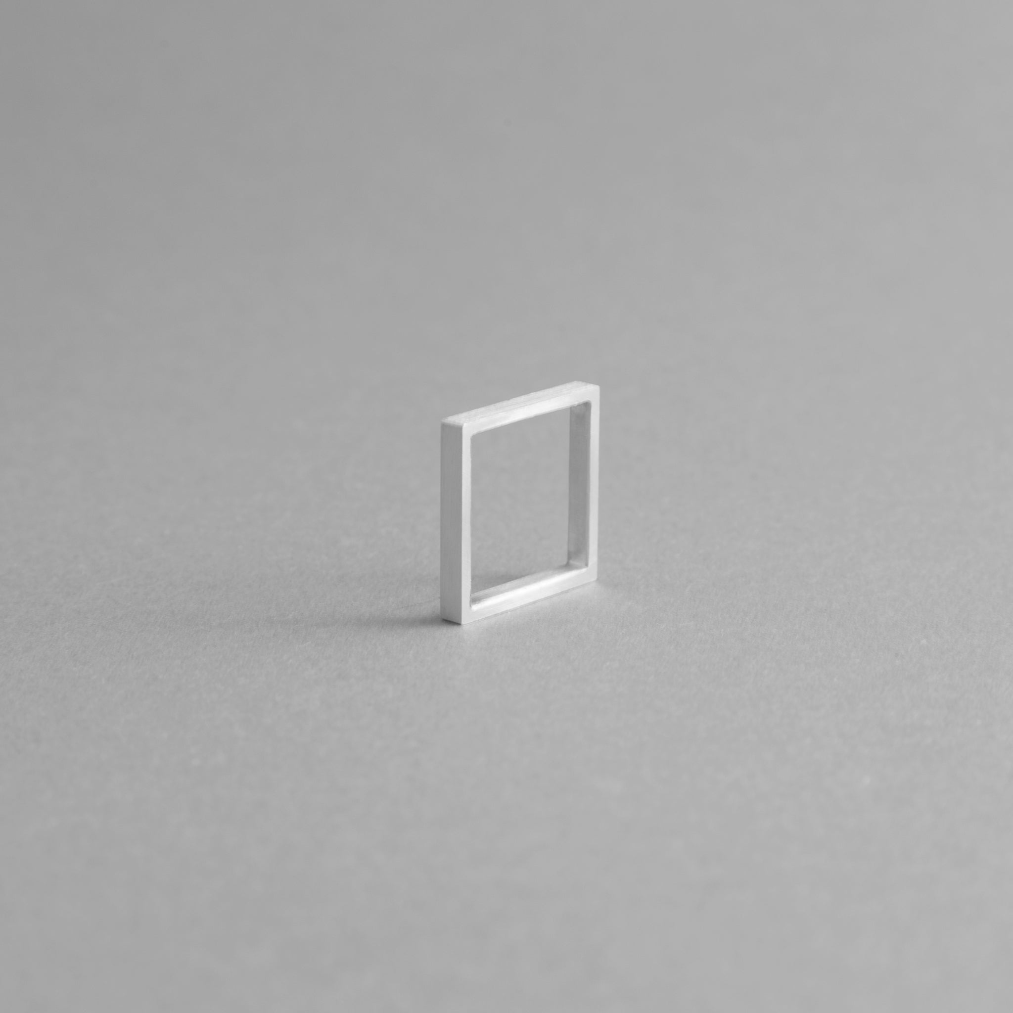 MODERN MINIMAL SQUARE RINGS – Set of 3 | Handmade Geometric Jewelry