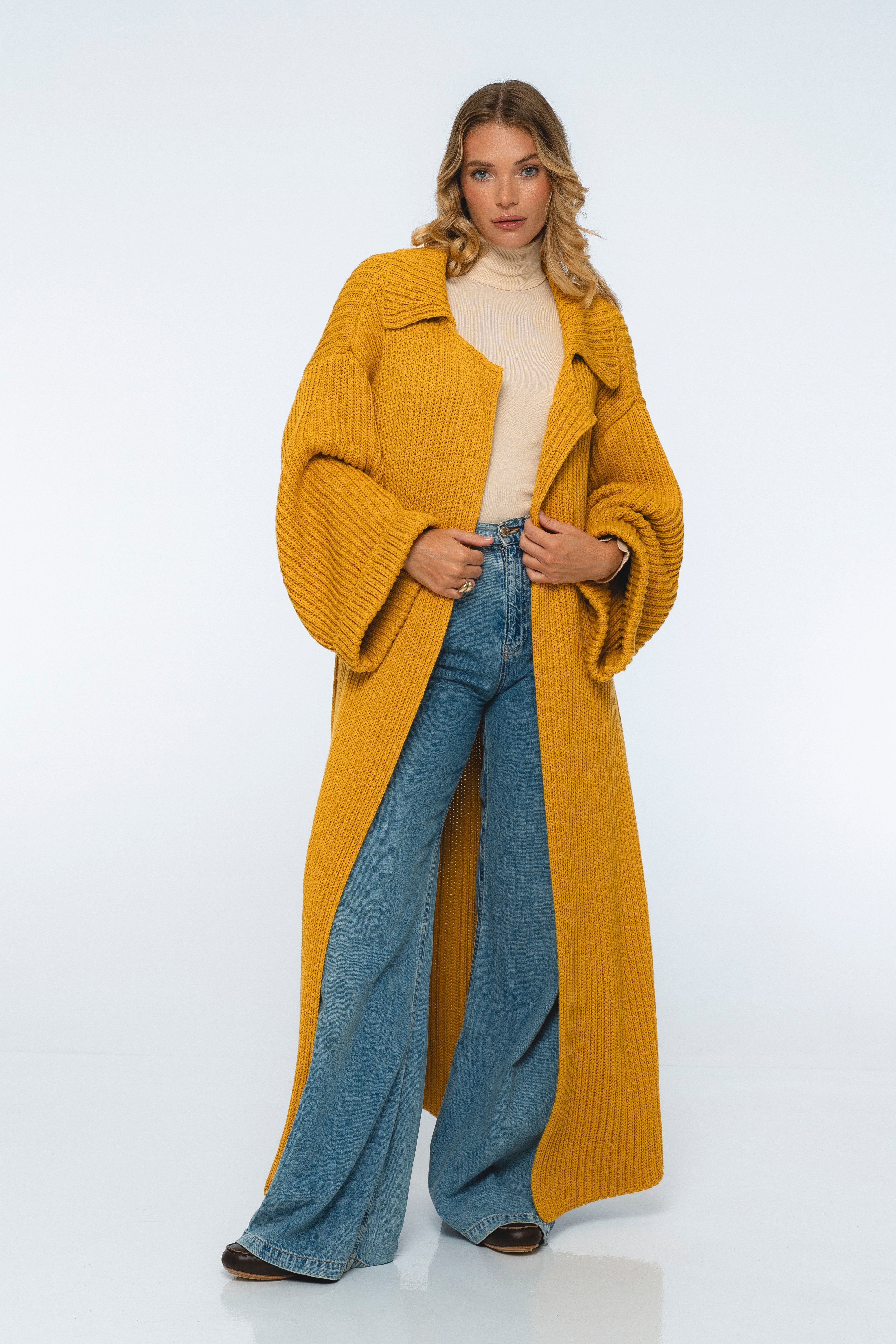 Warm Night Long Knitted Coat