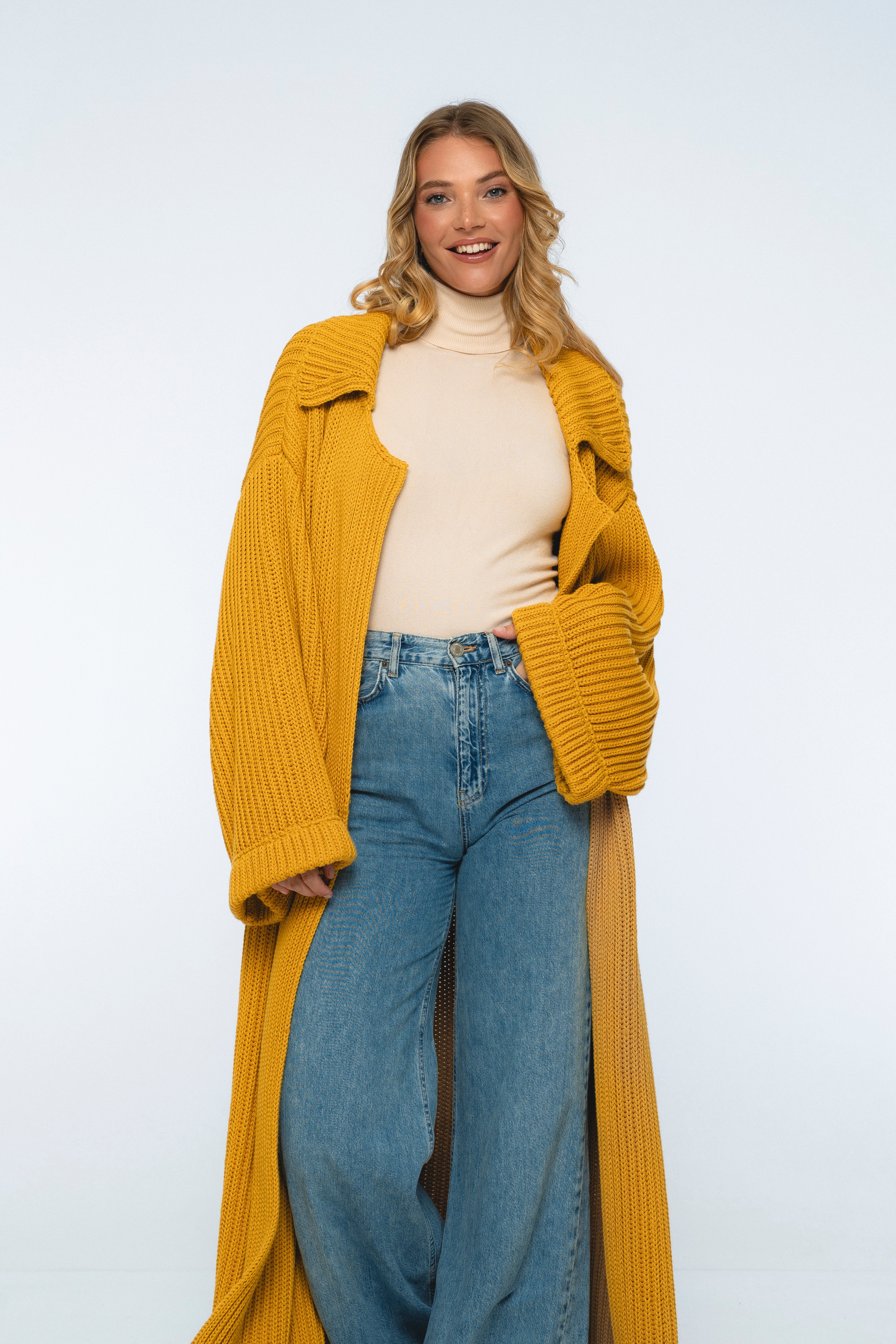 Warm Night Long Knitted Coat