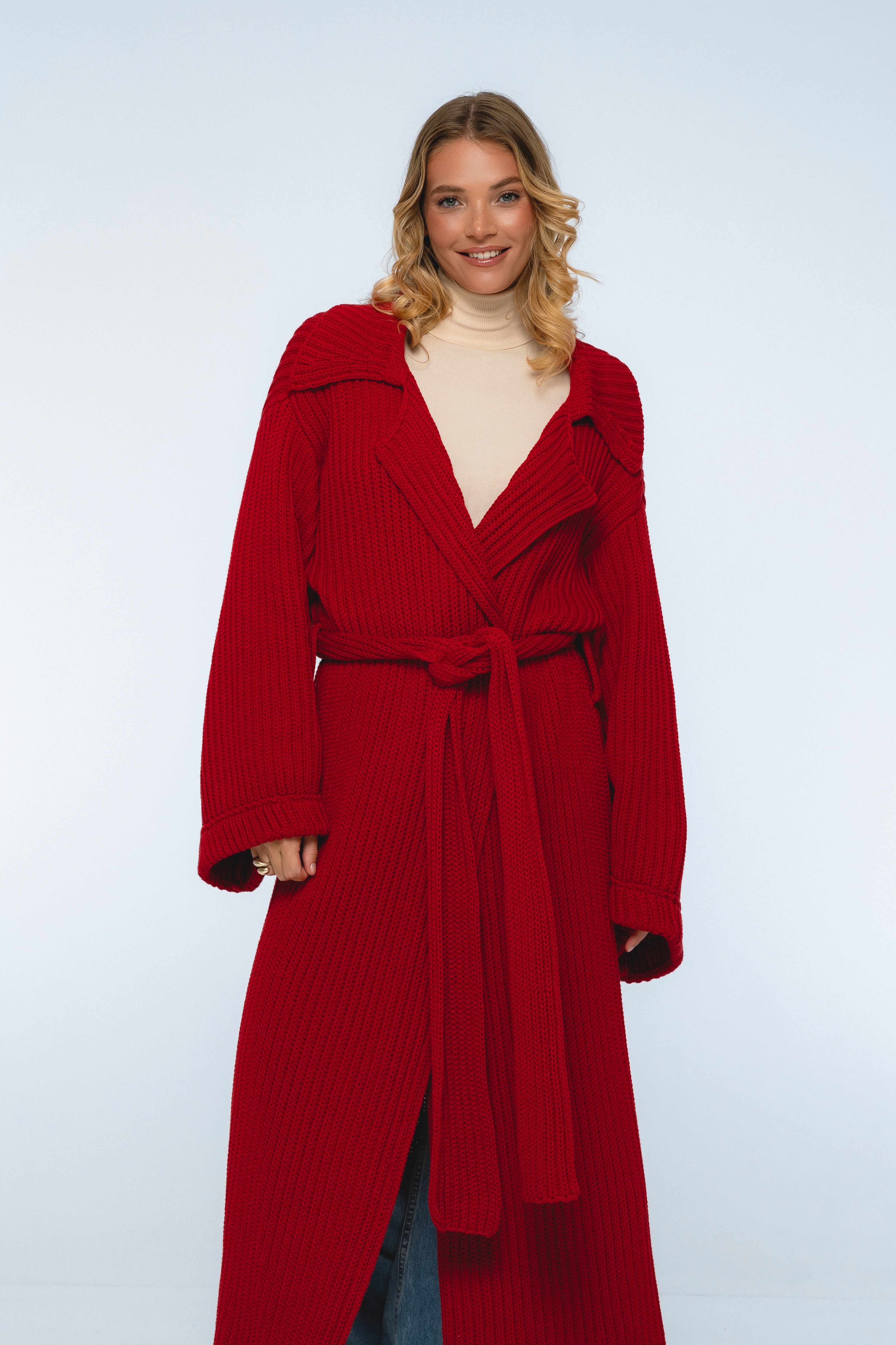 Warm Night Long Knitted Coat