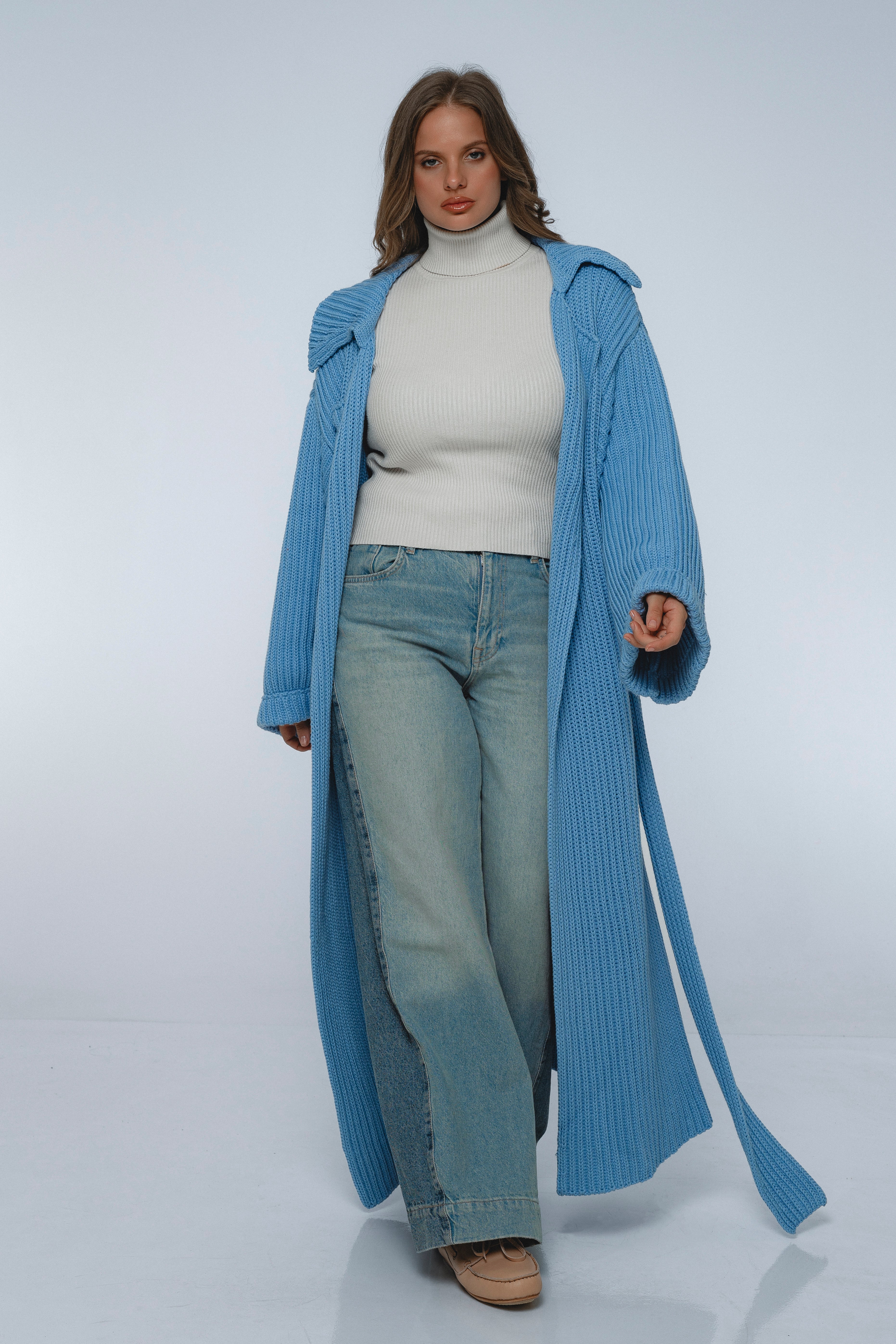 Warm Night Long Knitted Coat