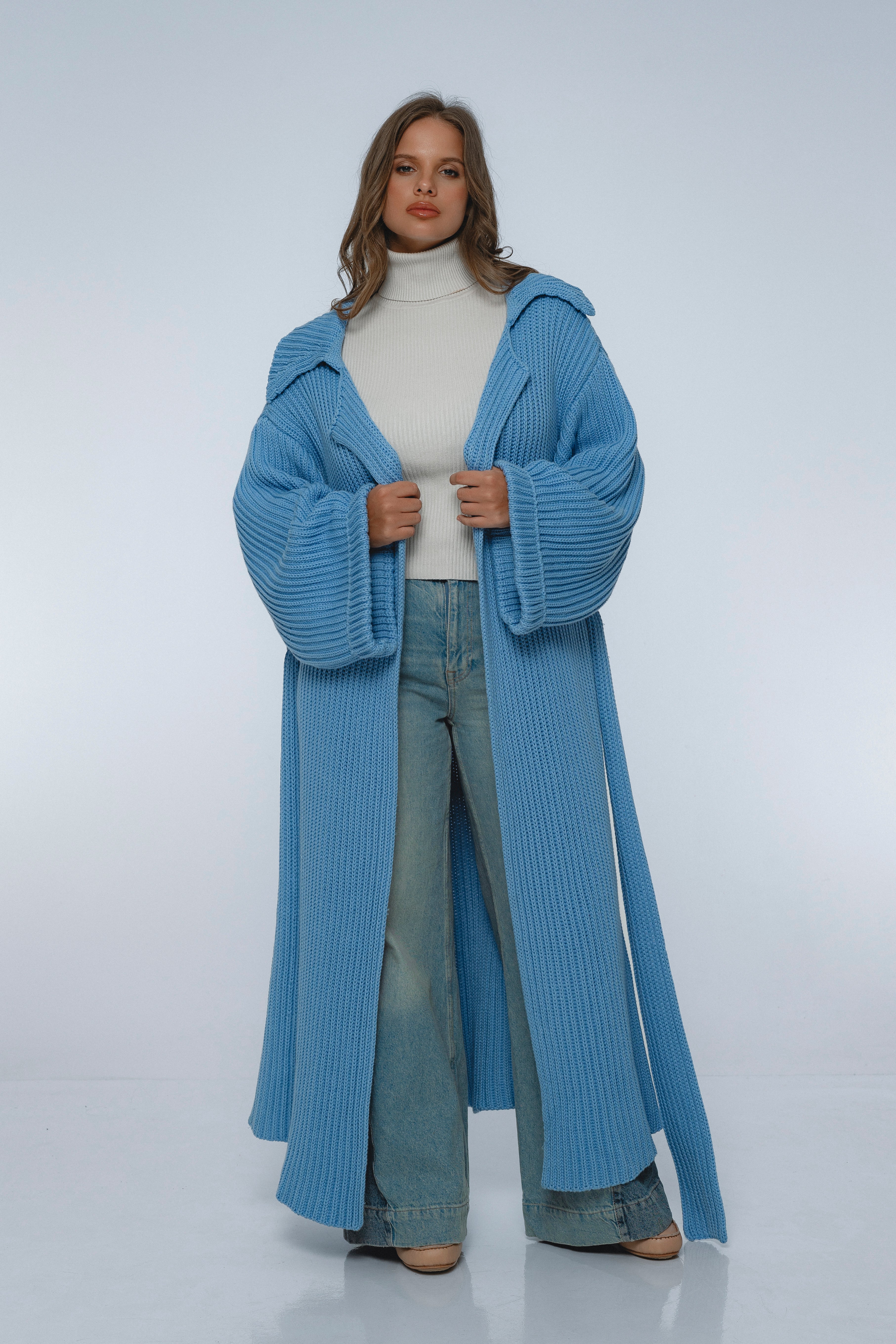 Warm Night Long Knitted Coat