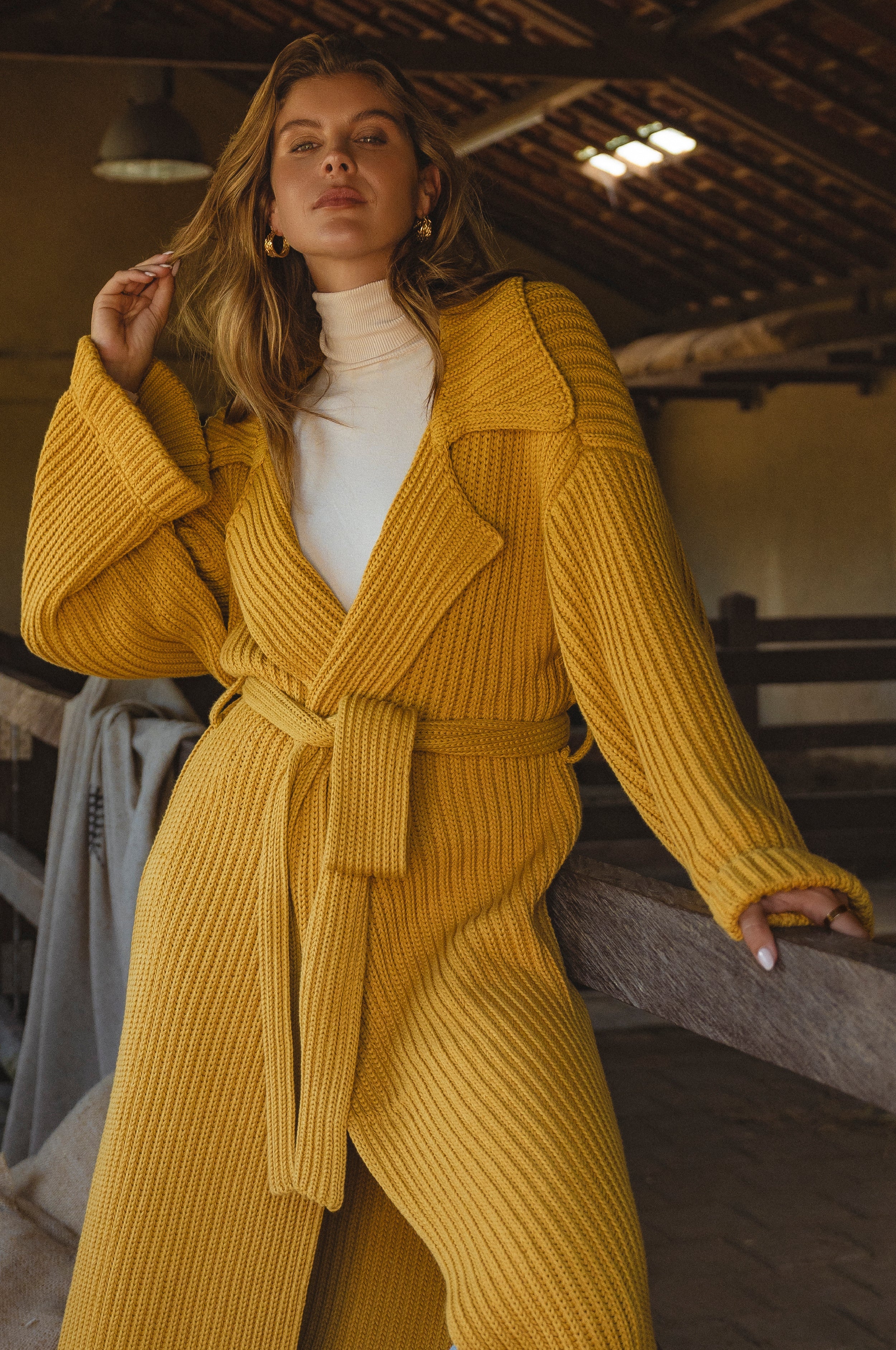 Warm Night Long Knitted Coat