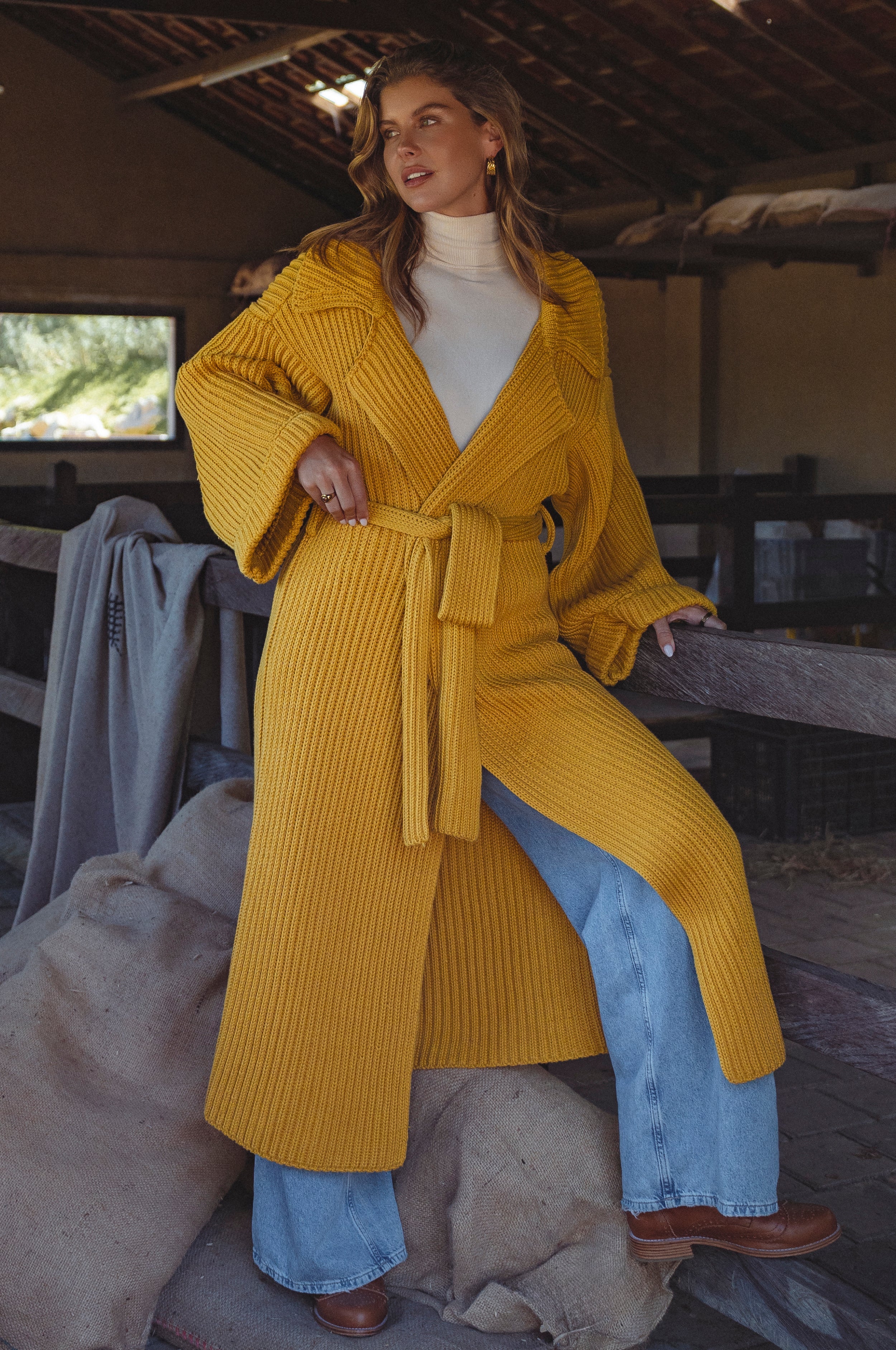 Warm Night Long Knitted Coat