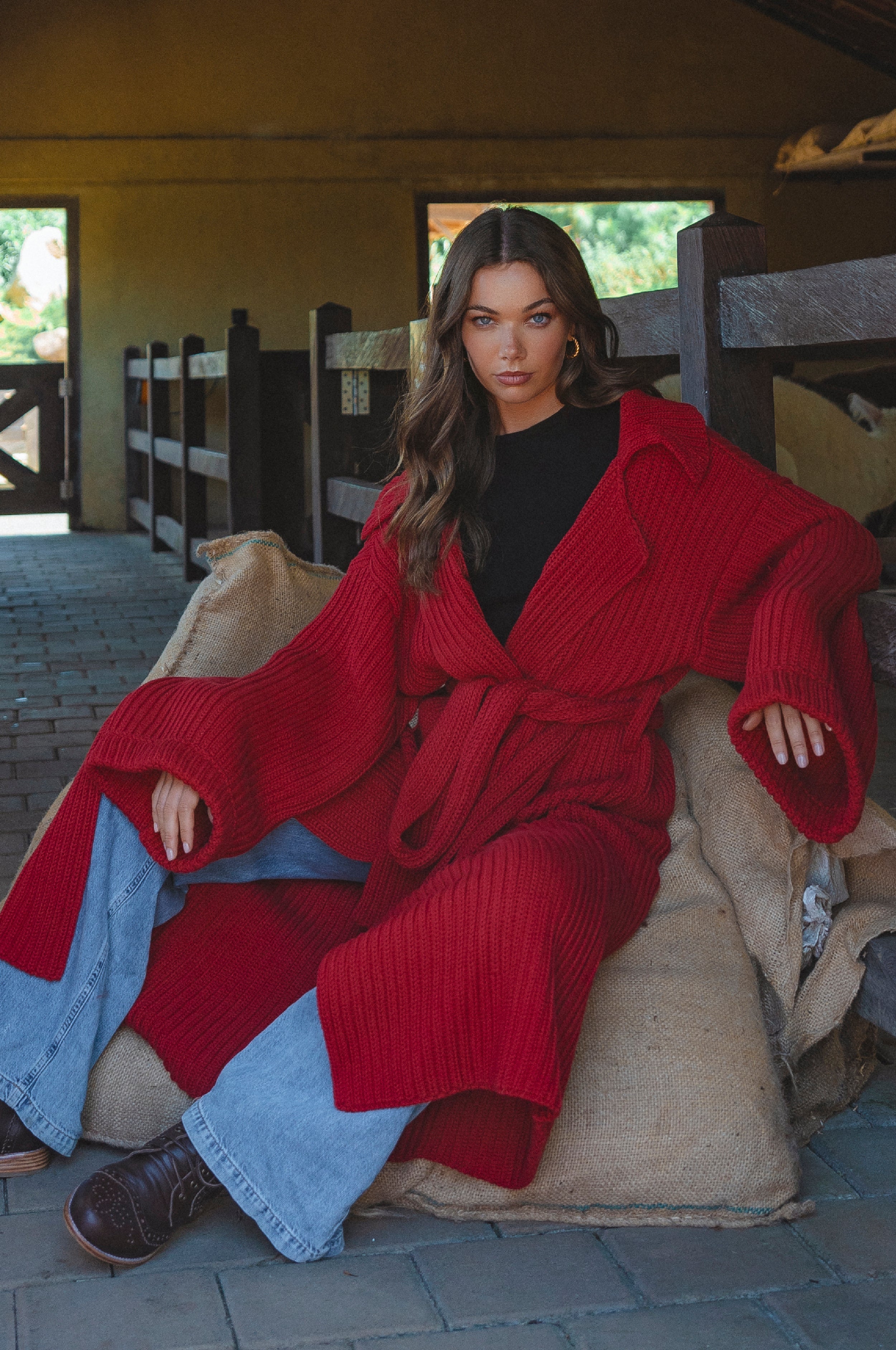 Warm Night Long Knitted Coat