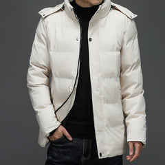 Plus-size Down Puffer Jacket With Extra Padding For Maximum Warmth