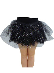 Crazy Chick Women Black Sequin Skirt