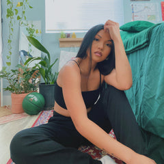 06050 - Women's Cropped Bralette Tank