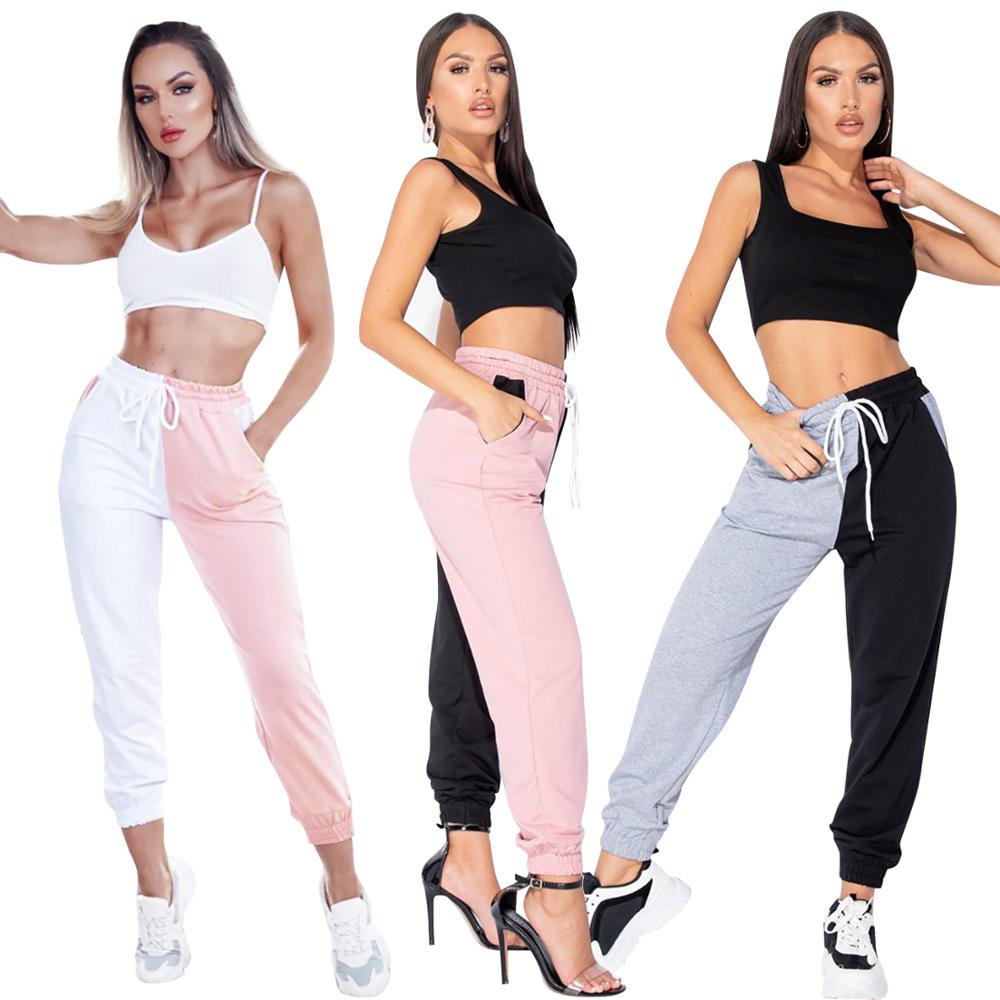 Autumn Patchwork Sports Wear For Women Gym Pencil Leggings Pants Fashion Running Fitness Energy Jogging Trousers Tracksuit