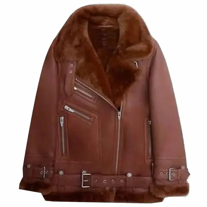 Womens B3 Bomber Sheepskin Shearling Jacket